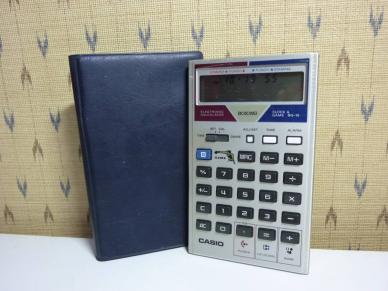 レア CASIO/カシオ ゲーム電卓 ボクシング BG-15 手帳型ケース付 BG-15