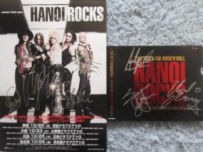 ◇ハノイロックス/HANOI ROCKS 直筆サイン入りCD＆チラシ！ STRANGE