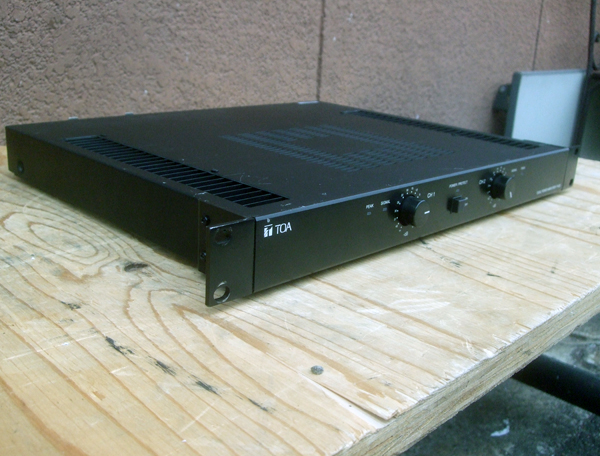 パワーアンプ TOA P-60D Yahoo!オークション - ゴールド トロイダル