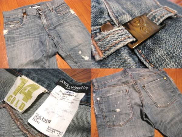 名作 本物 DOLCE&GABBANA ドルチェ＆ガッバーナ 14GOLD クラッシュ ダメージ 加工 デニム ジーンズ 46 DOLCE\u0026GABBANA 本物 ドルチェ\u0026ガッバーナ ドルガバ ドルチェ＆ガッバーナ（Dolce\u0026Gabbana） ドルチェ\u0026ガッバーナのデザイナーが、イタリアの栄誉あるMAMにて特別賞