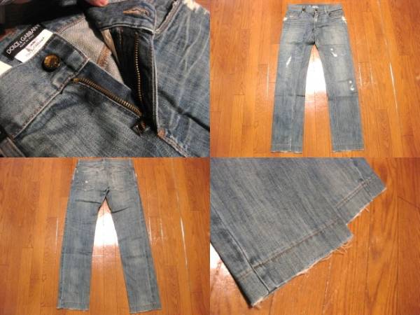 名作 本物 DOLCE&GABBANA ドルチェ＆ガッバーナ 14GOLD クラッシュ ダメージ 加工 デニム ジーンズ 46 DOLCE\u0026GABBANA 本物 ドルチェ\u0026ガッバーナ ドルガバ ドルチェ＆ガッバーナ（Dolce\u0026Gabbana） ドルチェ\u0026ガッバーナのデザイナーが、イタリアの栄誉あるMAMにて特別賞