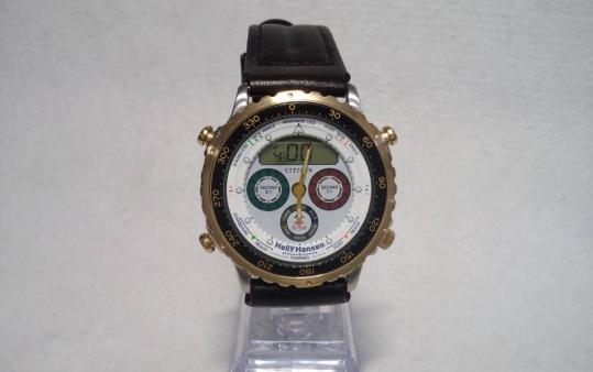 Helly Hansen (CITIZEN) 男性用腕時計 クロノグラフ CITIZEN HANSEN 