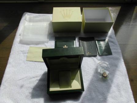 【ROLEX】ロレックス 付属品 ロレックスROLEXケース1番1 箱、保証書、付属品 ブランド腕時計