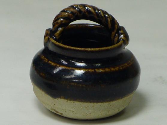 セール，新品 【五】中国古代 白陶有盖壷 箱付