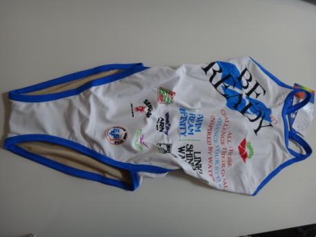 arena（アリーナ）TRAINING水着　TOUGH-SUIT（タフスーツ） L　 新品未使用　WHT（WHT×BLU）