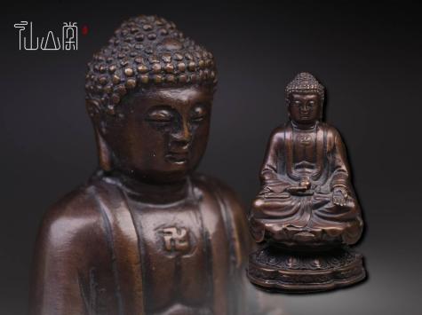 1803T4034】中国古董品 清 時代唐物 古い銅製『釋迦牟尼仏』仏像 銅