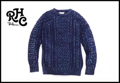 定価32，400円】ロンハーマン RHC “ インディゴ染め ” コットンニット
