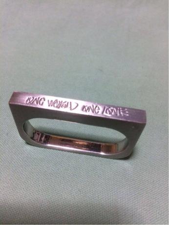 希少 レア ステューシー 指輪 リング 2本指 メリケンリング M L 