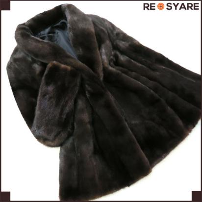 美品】＊BLACK EDITION＊ ニットコートウール リアルファーラビット 美 