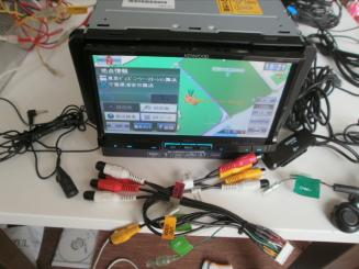 ケンウッド彩速ナビMDV－737DT動作品フルセグTV内蔵／DVD