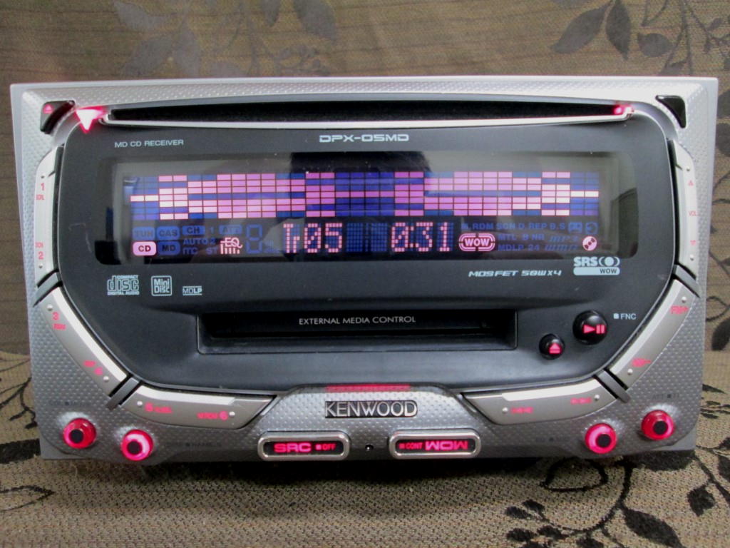KENWOOD CD/MDデッキ 整備済 DPX-05MD＜＜売切り♪ M1093