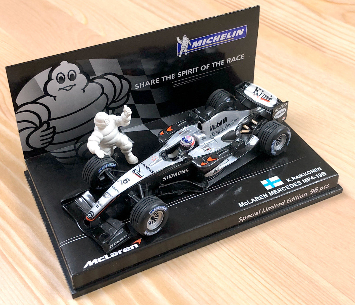 即決・限定96台】1/43 マクラーレン・メルセデス MP4-19B キミ