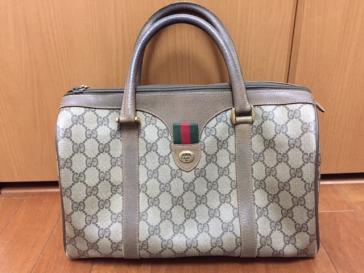 ☆GUCCI オールドグッチ GGキャンバス ミニボストン ハンドバッグ