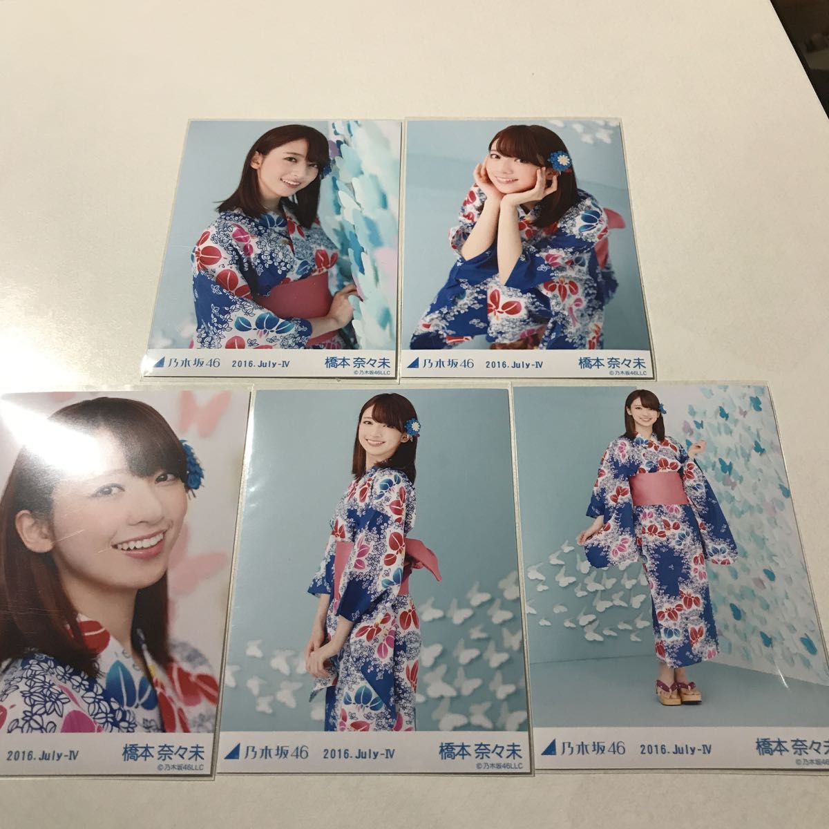 乃木坂46 生写真 齋藤飛鳥 2016 July-Ⅳ 浴衣 5種コンプ