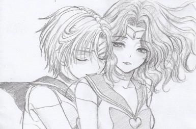 美少女戦士セーラームーン 手描きイラスト ウラヌス ネプチューン 鉛筆画 手描きイラスト 売買されたオークション情報 Yahooの商品情報をアーカイブ公開 オークファン Aucfan Com