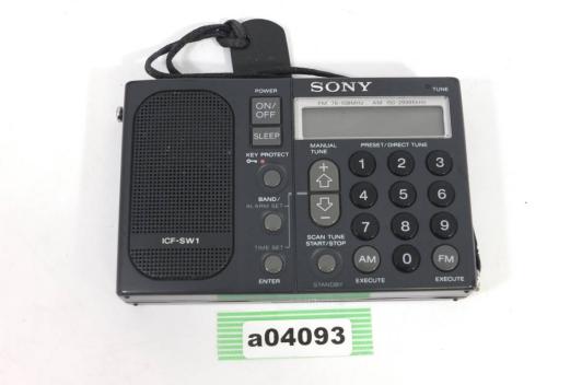 SONY ICF-SW1S シンセサイザーレシーバーシステム SONY ICF-SW1S シンセサイザーレシーバー 動作品 【a04093】 本物保証