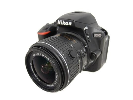 良好 中古 Nikon ニコン D5500 18-55 VRII デジタルカメラ デジカメ レンズキット 一眼 ブラック S3027762