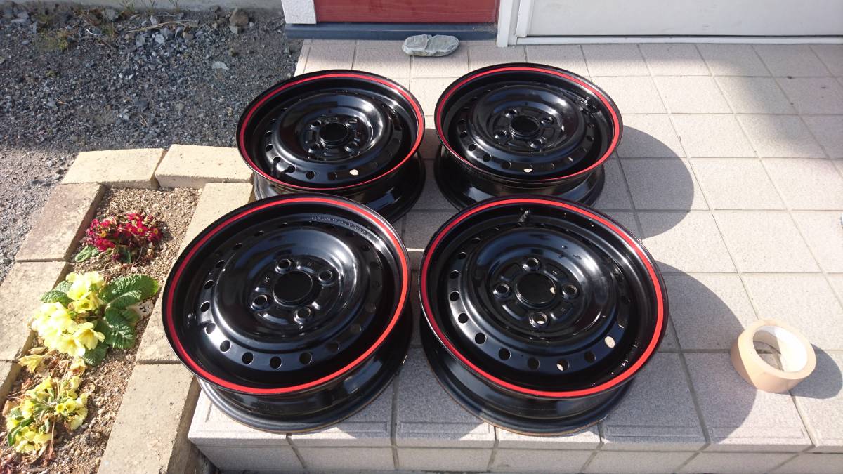 13インチ スチールホイール 鉄チン スタッドレス スチール 4.5J 13×4.5 