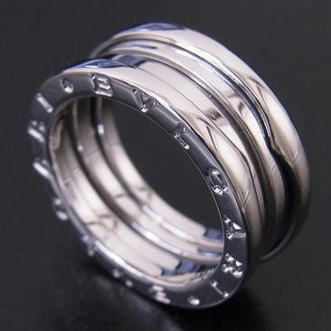 ブルガリ BVLGARI ビーゼロワン B-zero1 750WG 18金 リング 指輪 K18 8.0g #52【新品仕上げ済】◆現金代引き可