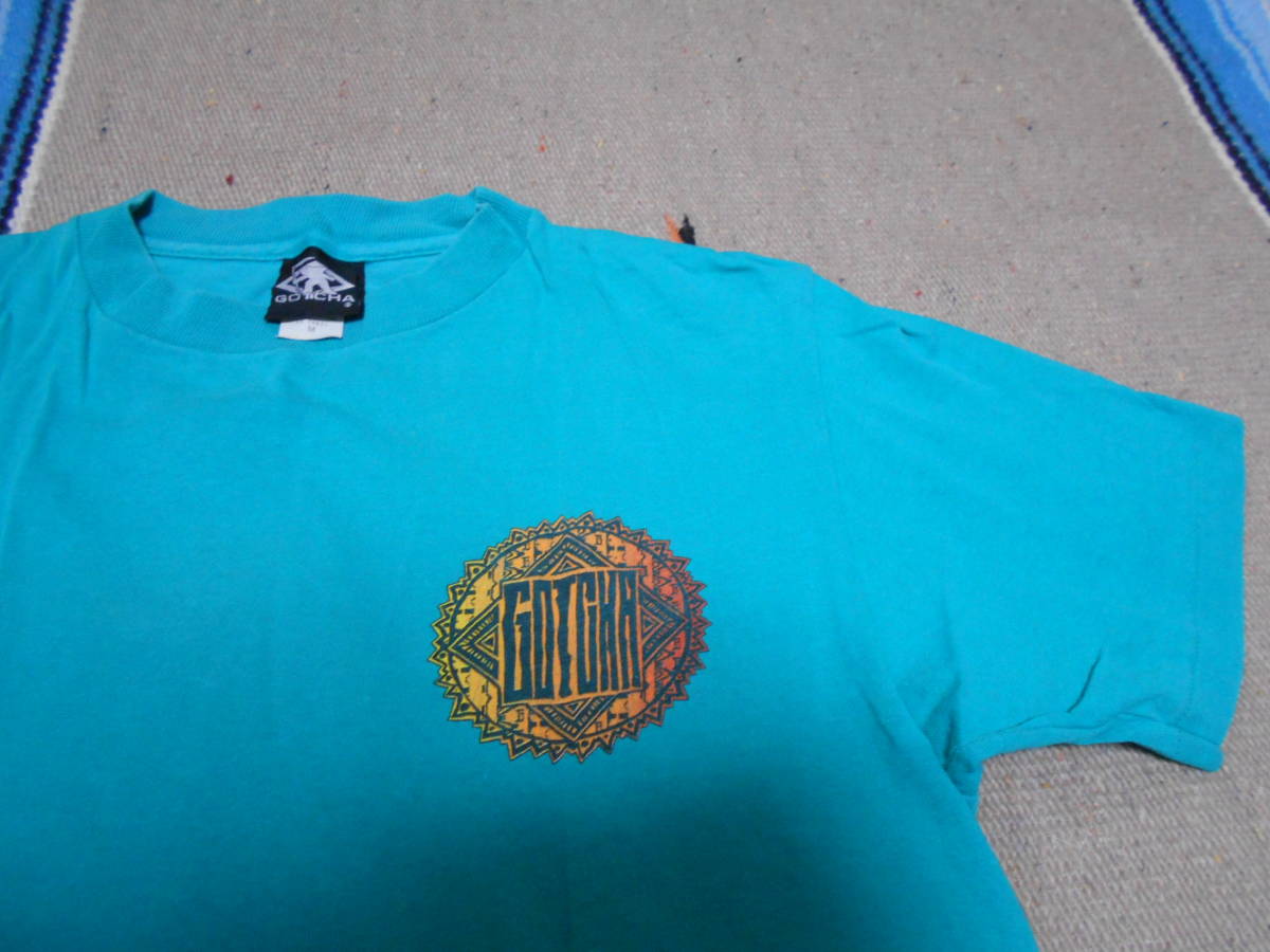 レア！GOTCHA Tシャツ UK製 オールド ガチャ スケート サーフィン 