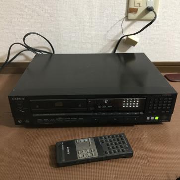 SONY CDデッキ CDP-333ESD リモコン付き