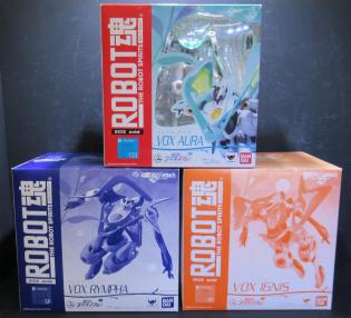 3種セット ROBOT魂＜SIDE ovid＞ ウォクス・アウラ/ウォクス・イグニス/ウォクス・リンファ「輪廻のラグランジェ」魂ウェブ