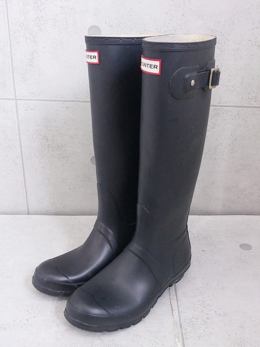 □ HUNTER ハンター ロング レイン ブーツ 長靴 UK 6 EU 39 US 7M/8F