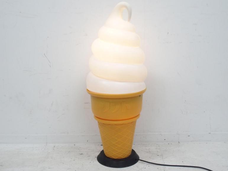 NISSEI⁄ソフトクリームディスプレイライト⁄店頭用非売品⁄アイス □動作