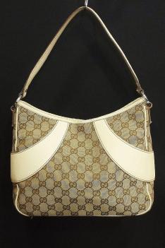 お買得！グッチ GUCCI GGキャンバス×レザー　ワンショルダーバッグ 113012 ok3606136010