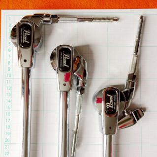 Dr92 UNI-LOCK SYSTEM シンバル スタンド 上部 三本 セット (UGB-815P ウイングボルト ピン付き 不足) パール pearl (ドラム ハードウェア)