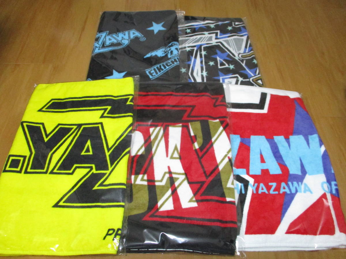 矢沢永吉　バスタオル５点 矢沢永吉 FT フェイスタオル 5枚 ROCK'ROLL・TRAVELING BUS2017