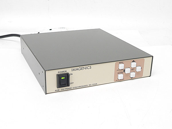 ＃IMAGENICS/イメージニクス RGB入力-DVI出力フレームシンクロナイザ RS-1530A　① IMAGENICS RS-1530 RGB入力-DVI出力フレームシンクロナイザ RS-1550B HDCP対応DVI ADC-165