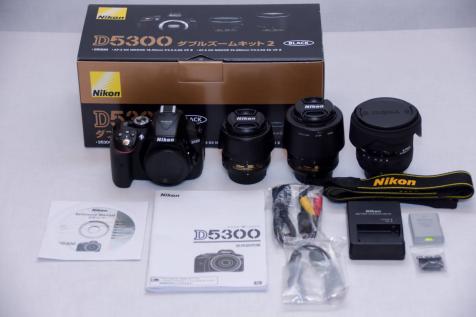 【ニコン】　D5300　ダブルズームキット＋シグマ10-20mm 広角レンズ　【Nikon】_1