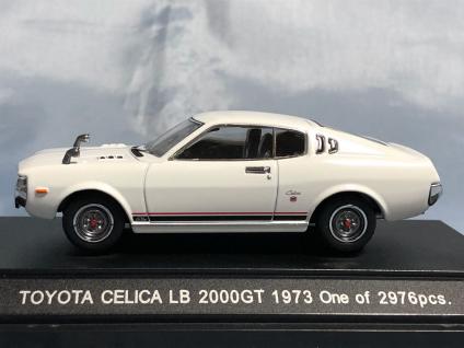 エブロ製 トヨタ セリカ 2000GT (LB)リフトバック 白 1/43_1