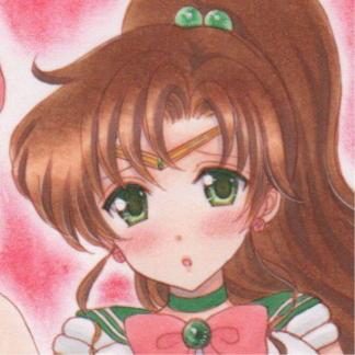 セーラージュピター 美少女戦士セーラームーン 手描きイラスト