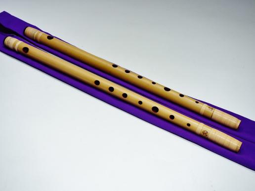 篠笛 ドレミ調 八本調子 S04054【調律笛 篠笛】宮本卯之助 丸宮の笛
