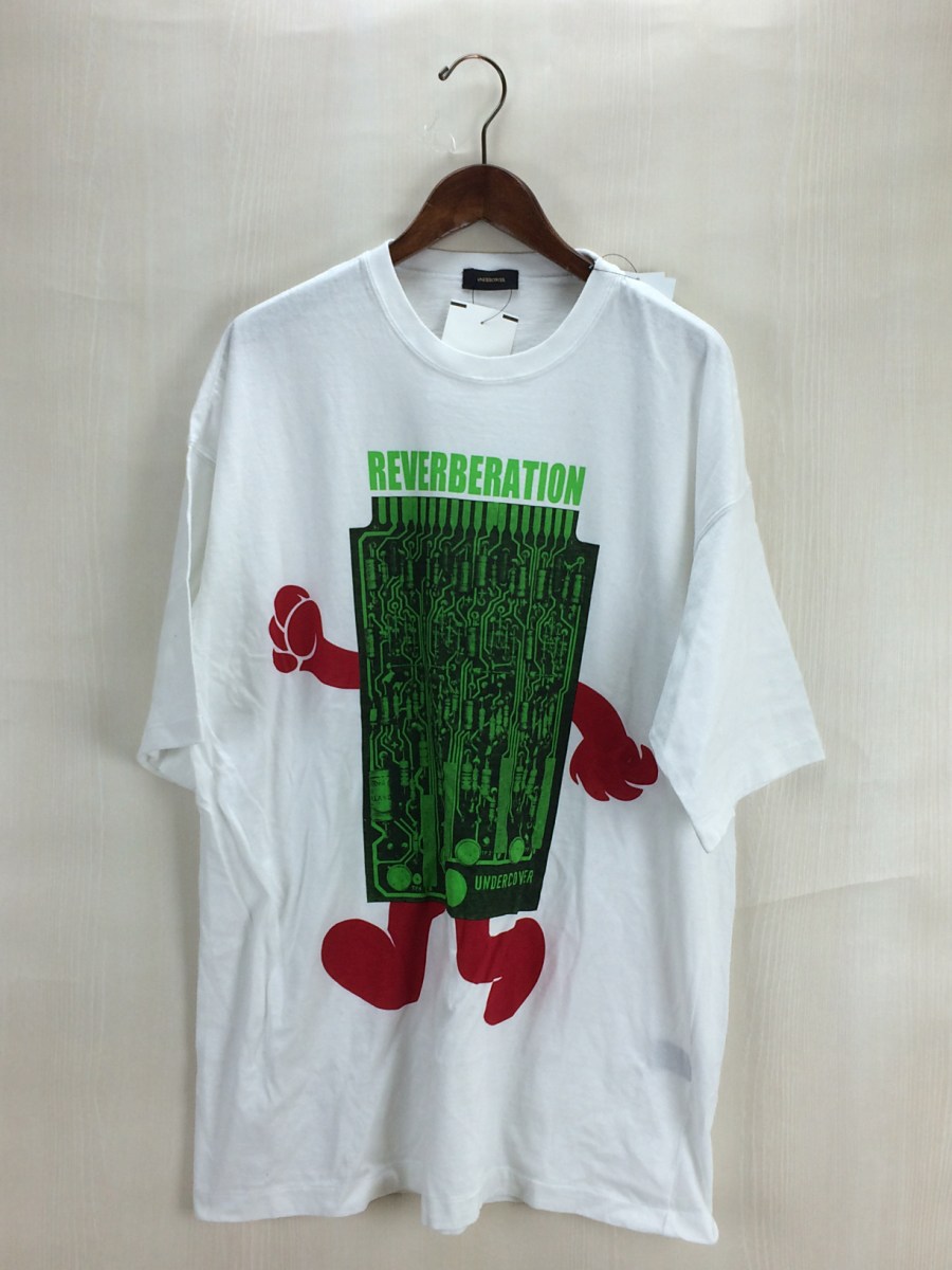 UNDER COVER◆ビッルシルエットプリントT/ビッグT/Tシャツ/2/コットン