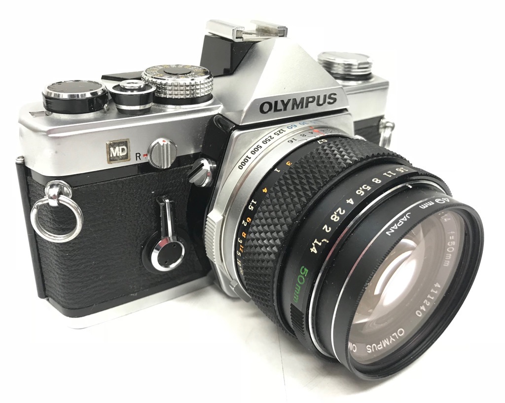 12729　OLYMPUS OM-1 オリンパス カメラボディ＆レンズ G.ZUIKO 1:1.4 f=50mm