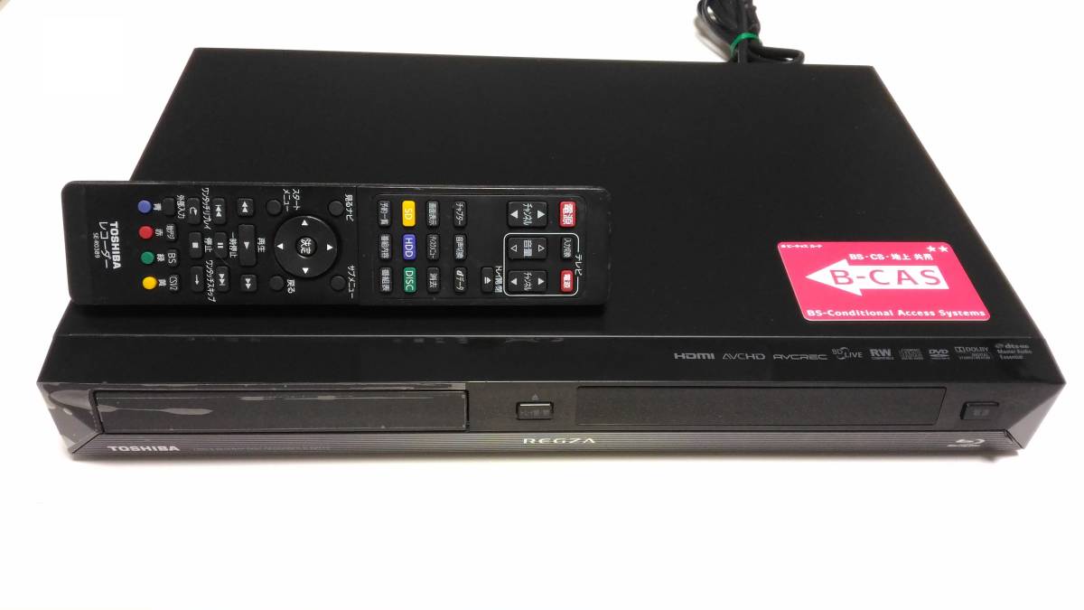 東芝 ブルーレイレコーダー［1T換装］D-BZ510 動作品 純正リモコン付