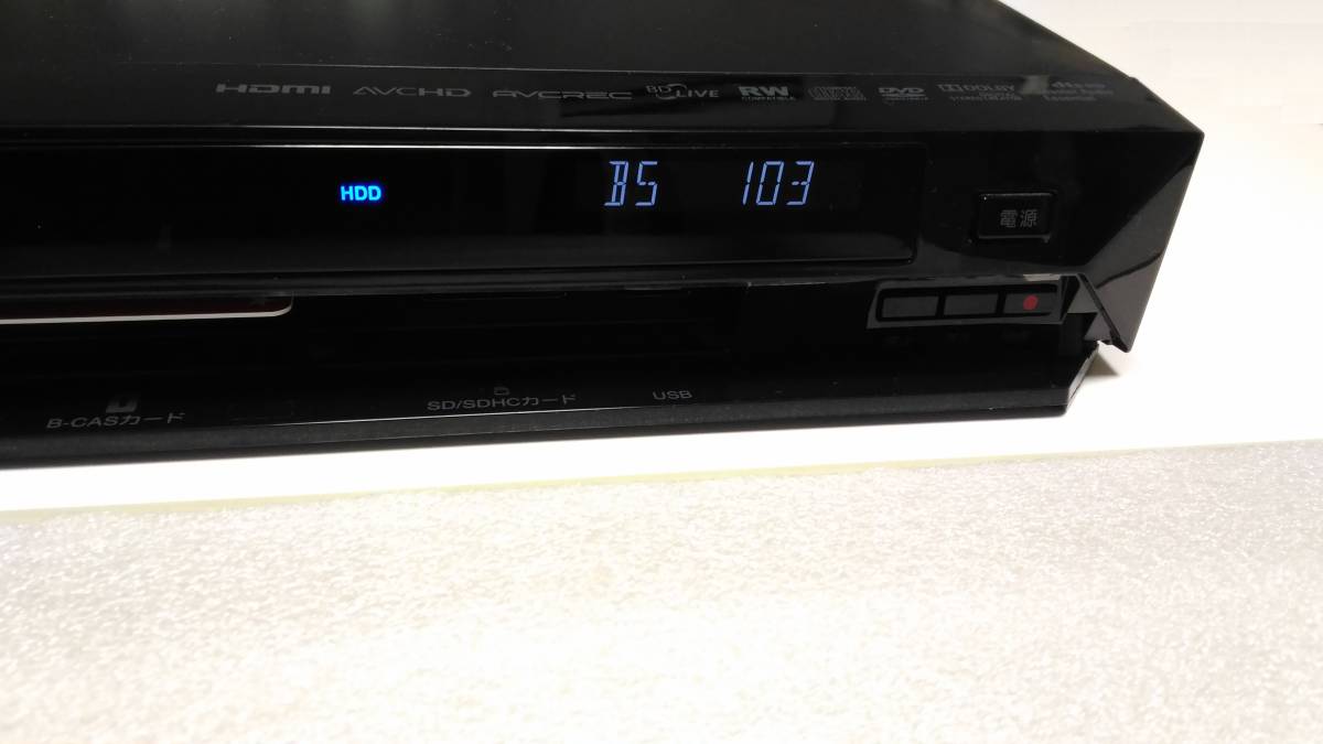 東芝 ブルーレイレコーダー［1T換装］D-BZ510 動作品 純正リモコン付