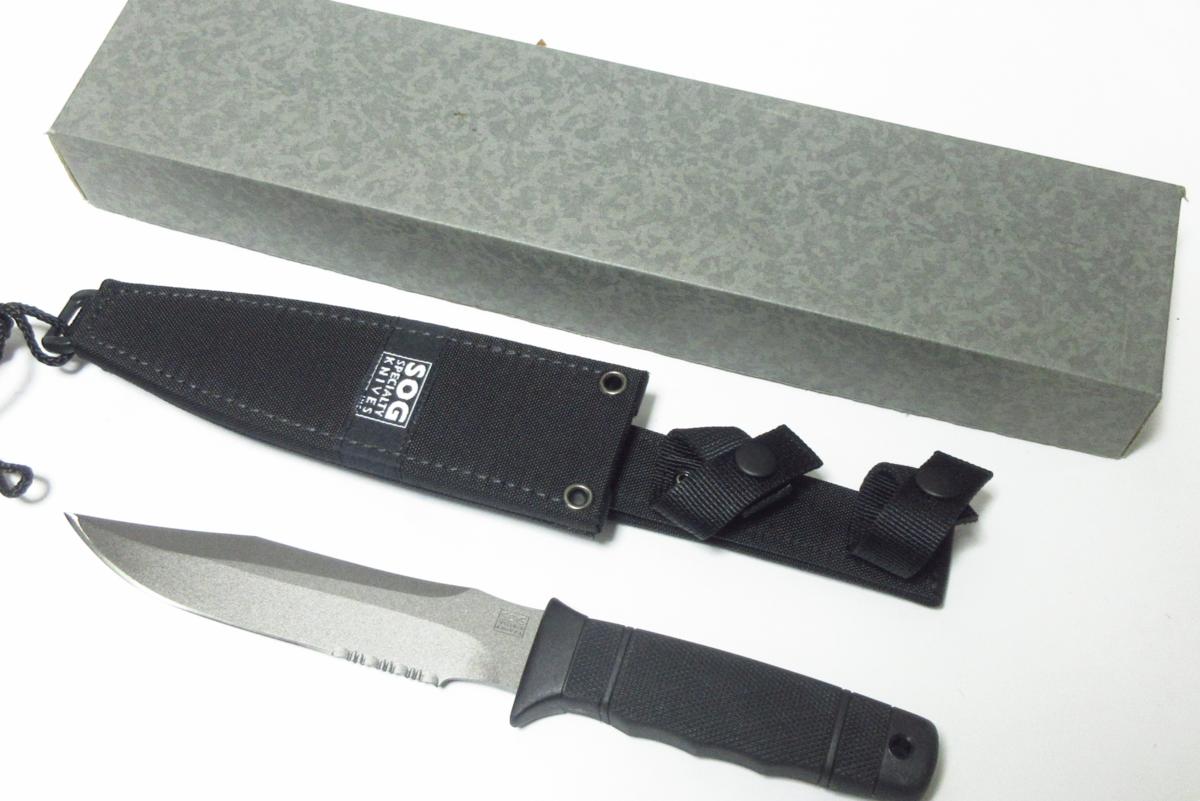 Seki SOG Japan Knife in Made Folding Pocket Pentagon Blade 0 Elite 