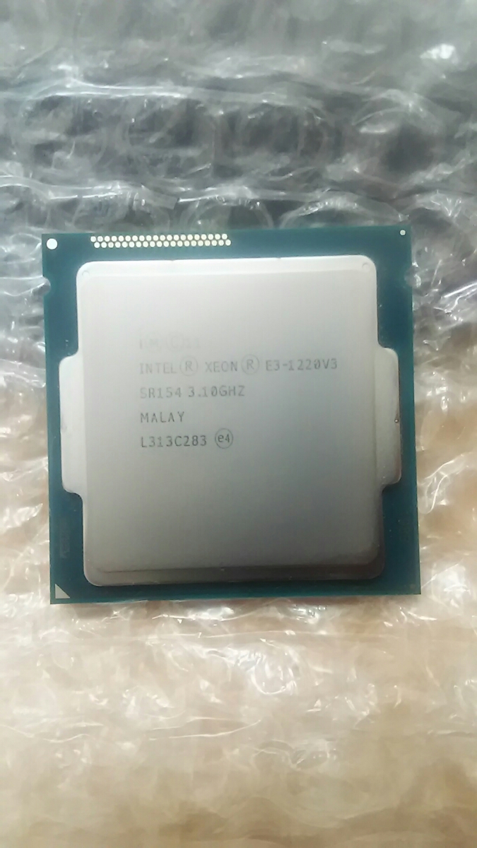 中古、正常動作品】Intel Xeon E3-1220 V3 3.10GHz SR154（LGA1150