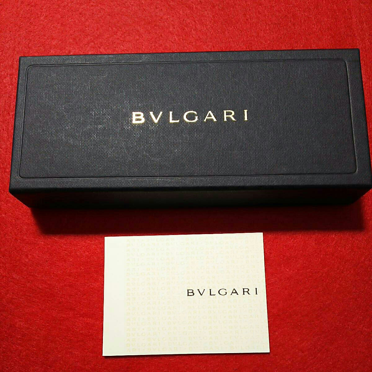 未使用級 BVLGARI ブルガリ キーリング キーホルダー ブラック レザー