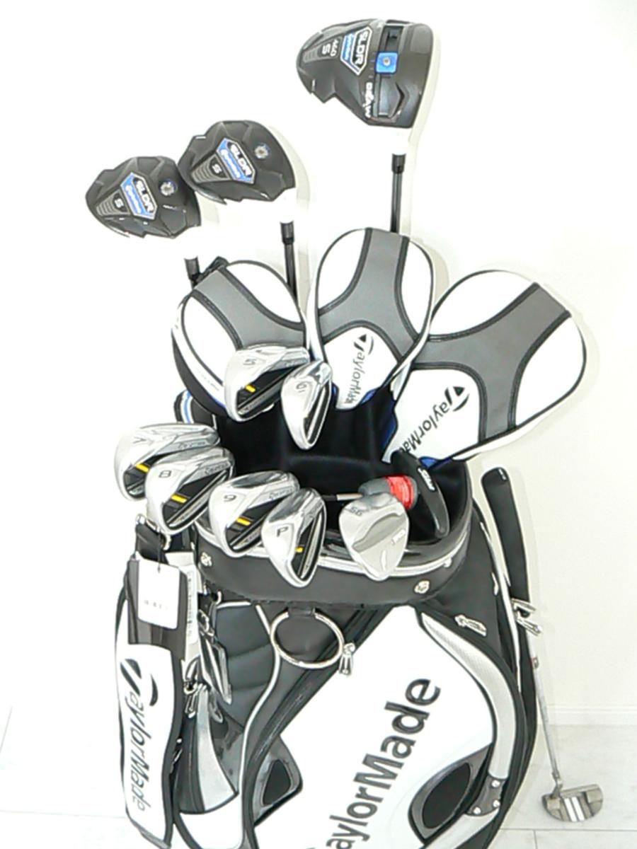 ◆ 3436 ◆飛びの白ヘッド◆ 超豪華 テーラーメイド 2014 SLDR S（美品）/ RocketBladez / MT-28 J.SPEC3 / ODYSSEY ◆メンズ◆セット◆
