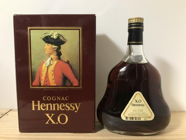 金キャップ XO ヘネシー 700ml Hennessy クリアボトル 未開栓