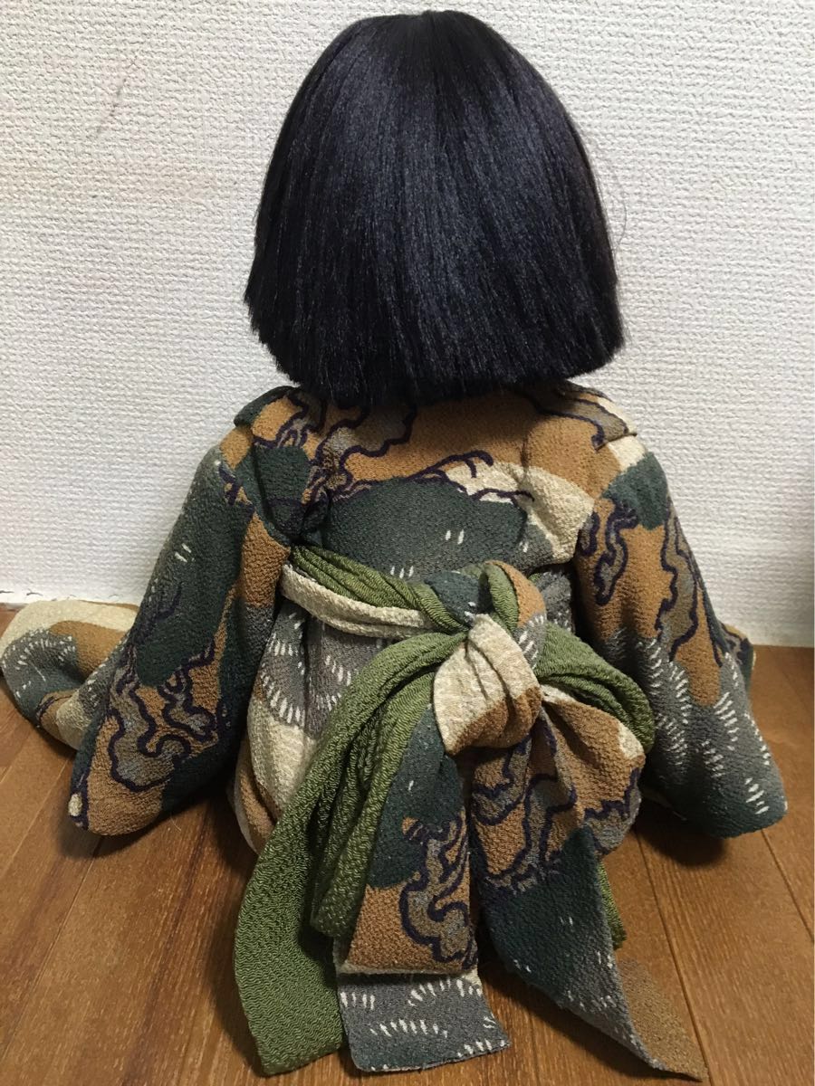 極美品 古い市松人形 45cm 箱入り 元箱 美品 市松人形 日本人形