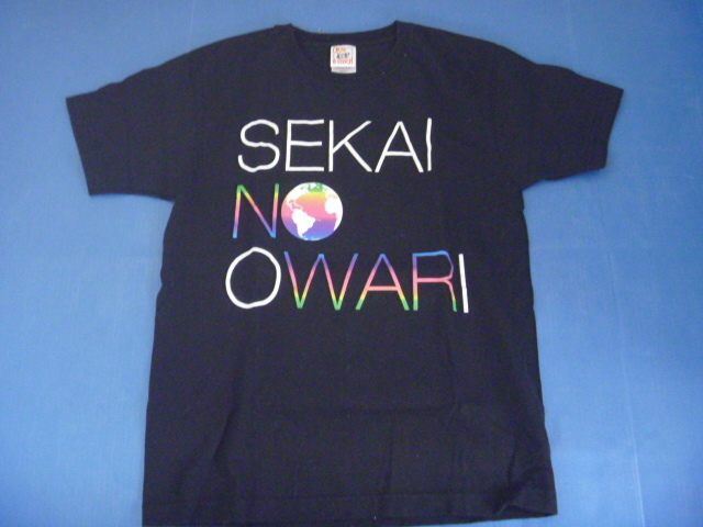 99 Sekai No Owari セカオワ Cross Stitch グッズ Tシャツ 黒 Sサイズ Tシャツ 売買されたオークション情報 Yahooの商品情報をアーカイブ公開 オークファン Aucfan Com