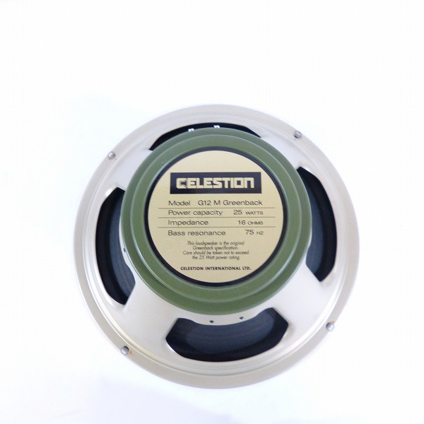 CELESTION セレッション G12M Greenback 25W 16Ω made in UK ギター 