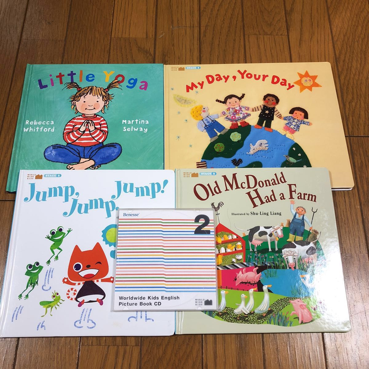 ワールドワイドキッズ 絵本 24冊 CD6枚 【公式通販】