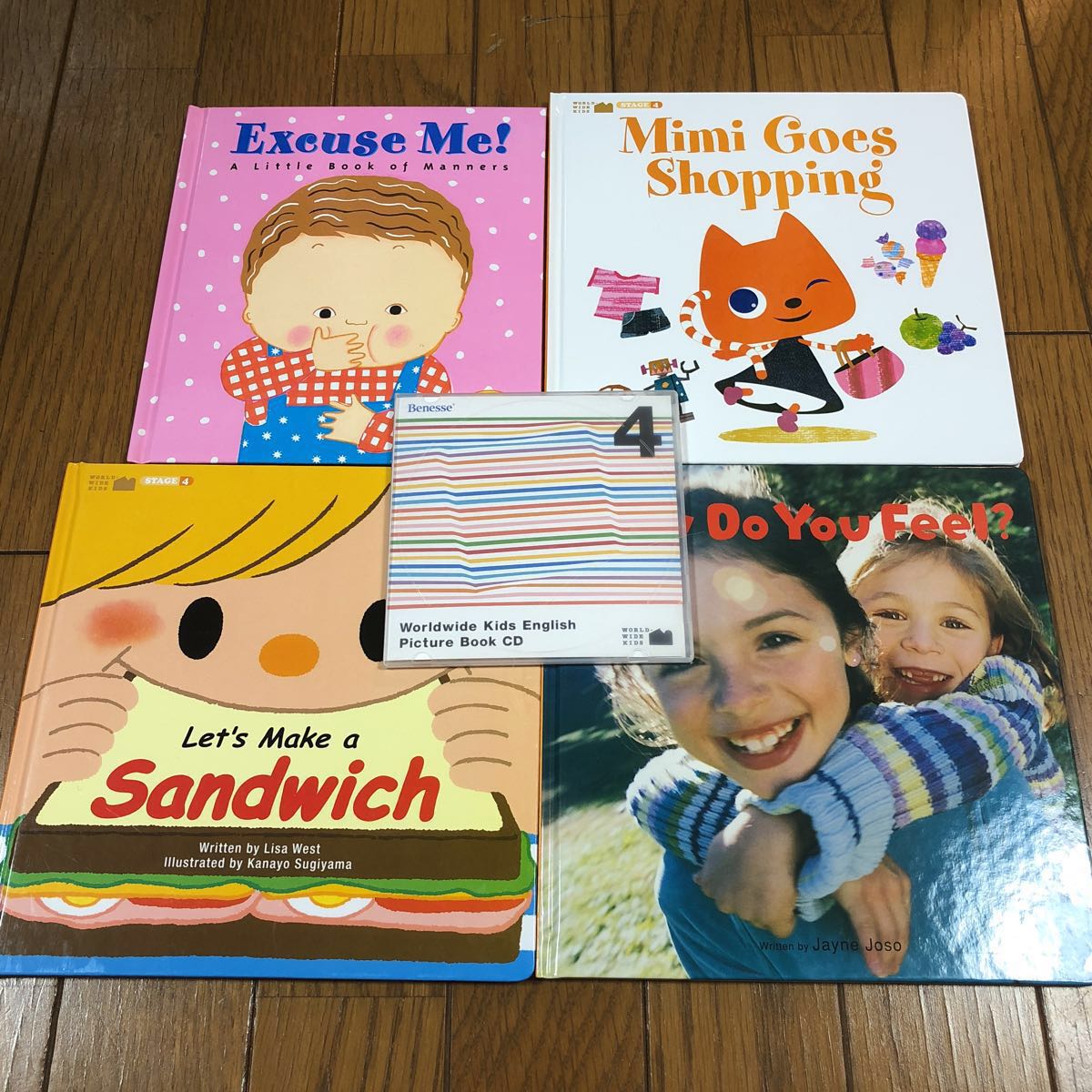 ワールドワイドキッズ 絵本 24冊 CD6枚 【公式通販】